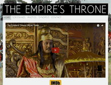 Tablet Screenshot of empiresthrone.com